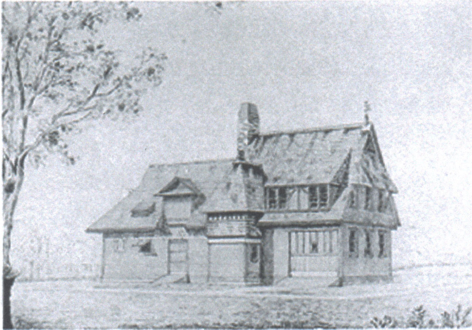 Watts Sherman Stables - Drawing
