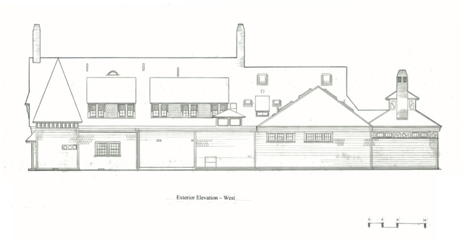 Watts Sherman Stables - Exterior Elevation