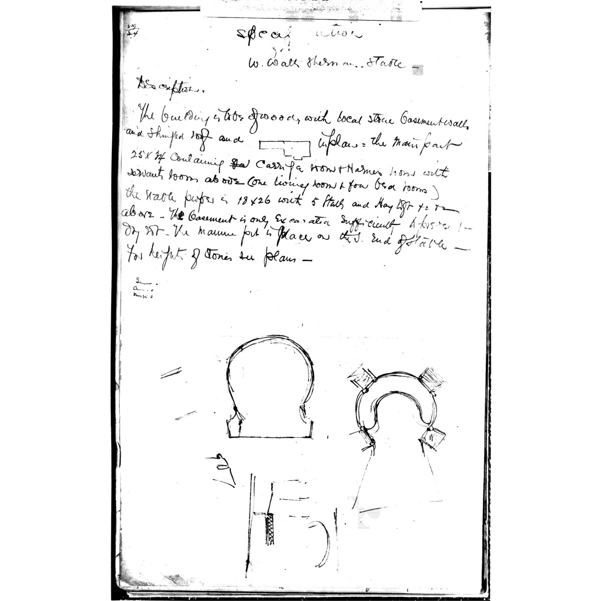 Watts Sherman Stables - First Notes